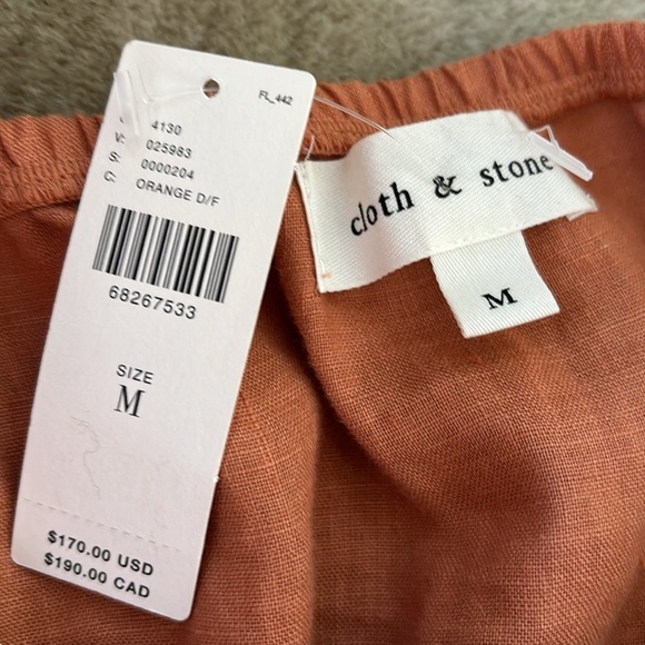 Anthropologie Cloth & stone linen dress - Picture 8 of 10